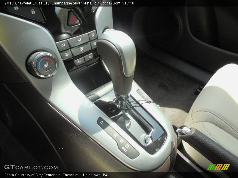 Champagne Silver Metallic / Cocoa/Light Neutral 2013 Chevrolet Cruze LT
