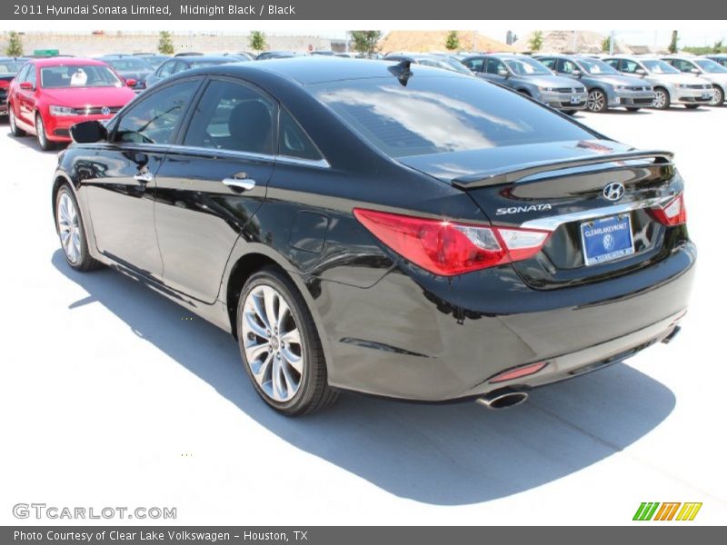 Midnight Black / Black 2011 Hyundai Sonata Limited