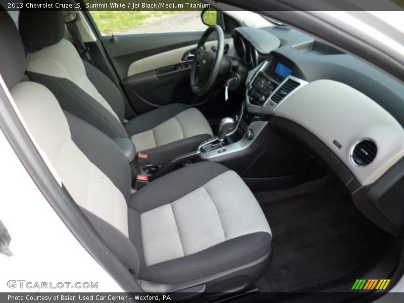 Summit White / Jet Black/Medium Titanium 2013 Chevrolet Cruze LS