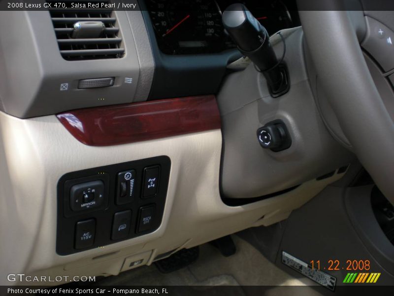 Salsa Red Pearl / Ivory 2008 Lexus GX 470