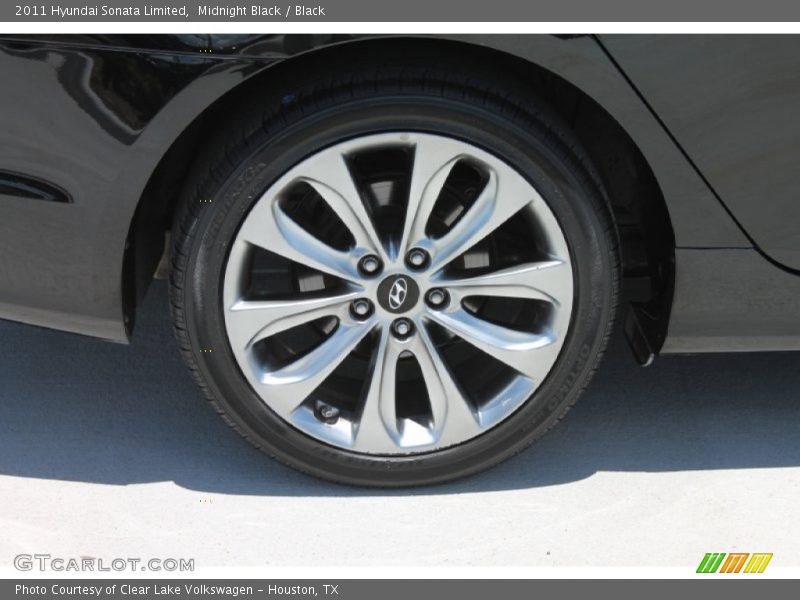 Midnight Black / Black 2011 Hyundai Sonata Limited