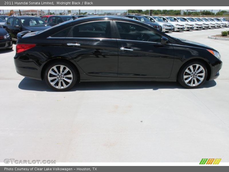 Midnight Black / Black 2011 Hyundai Sonata Limited