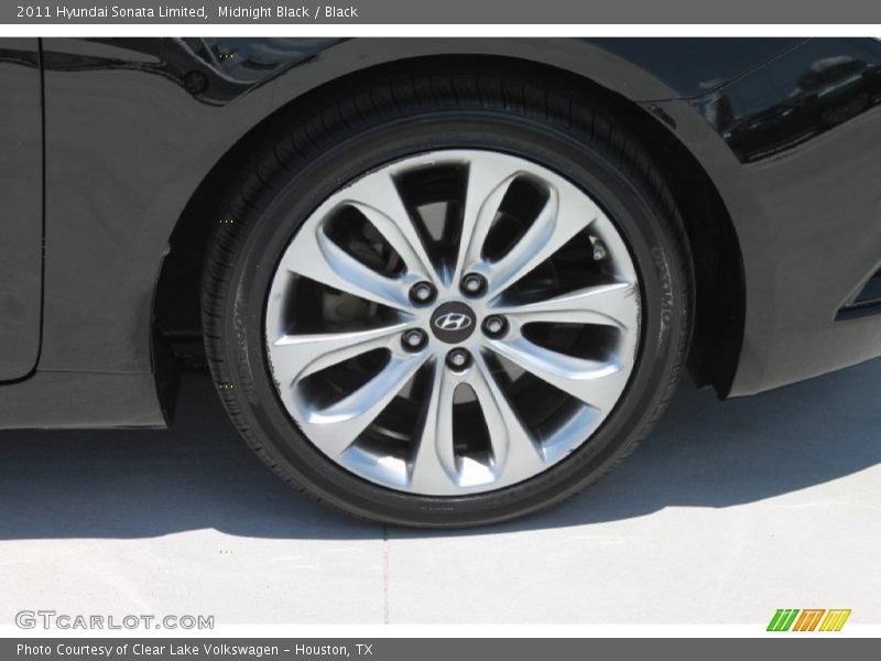 Midnight Black / Black 2011 Hyundai Sonata Limited