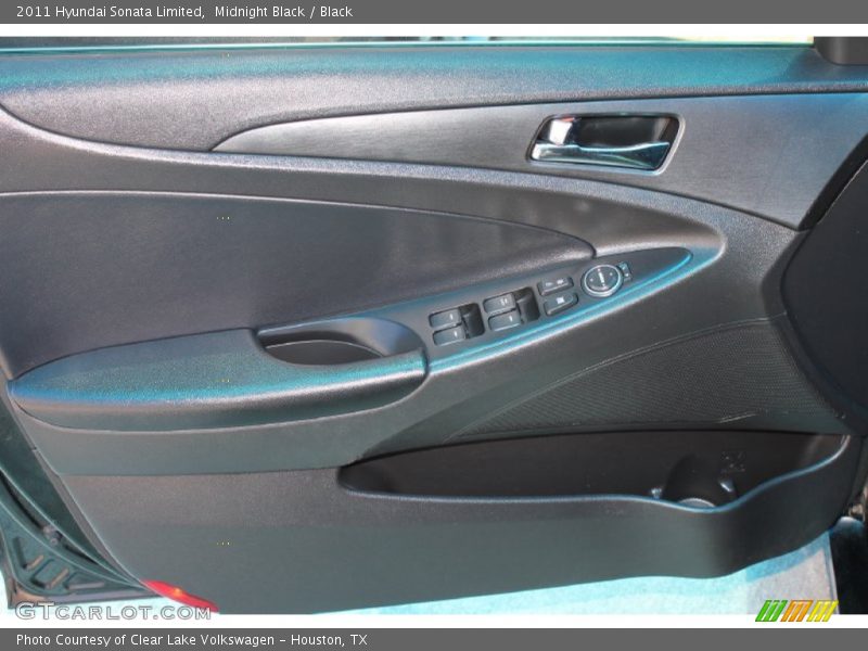 Midnight Black / Black 2011 Hyundai Sonata Limited