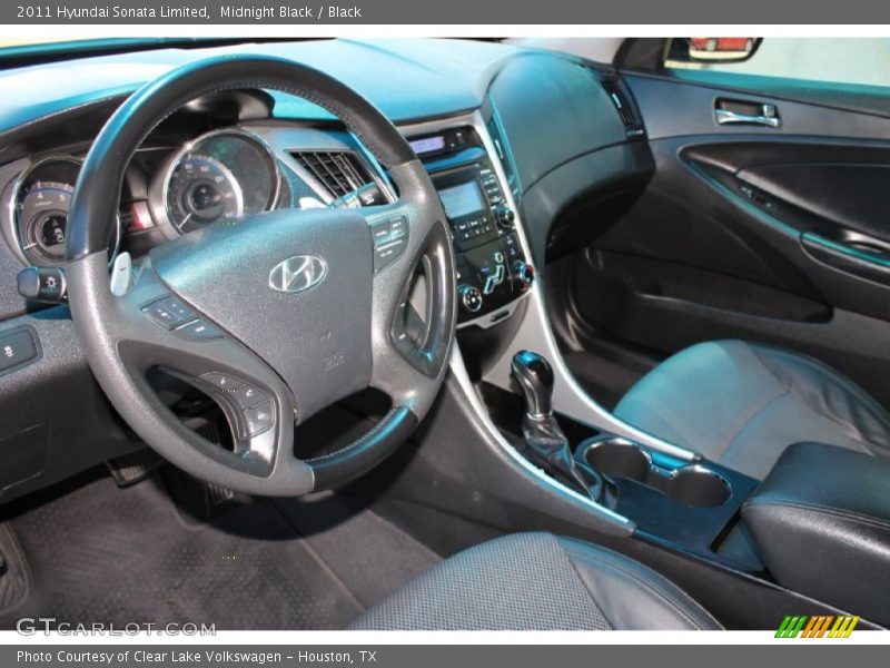 Midnight Black / Black 2011 Hyundai Sonata Limited