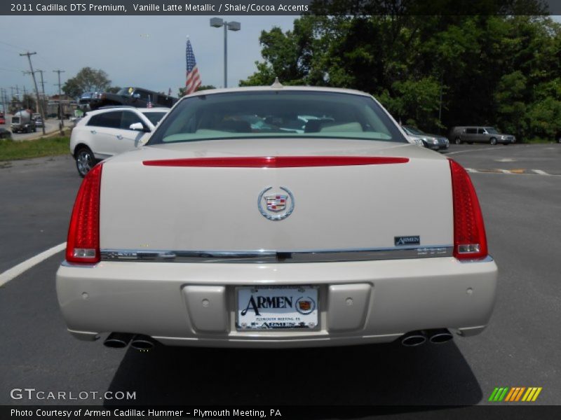 Vanille Latte Metallic / Shale/Cocoa Accents 2011 Cadillac DTS Premium