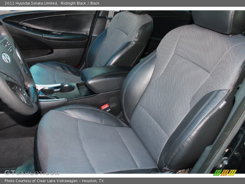 Midnight Black / Black 2011 Hyundai Sonata Limited