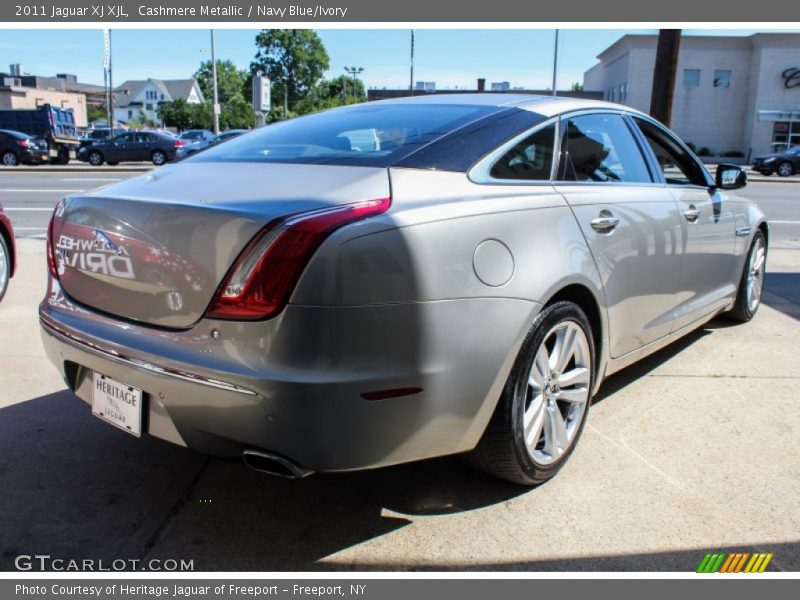 Cashmere Metallic / Navy Blue/Ivory 2011 Jaguar XJ XJL