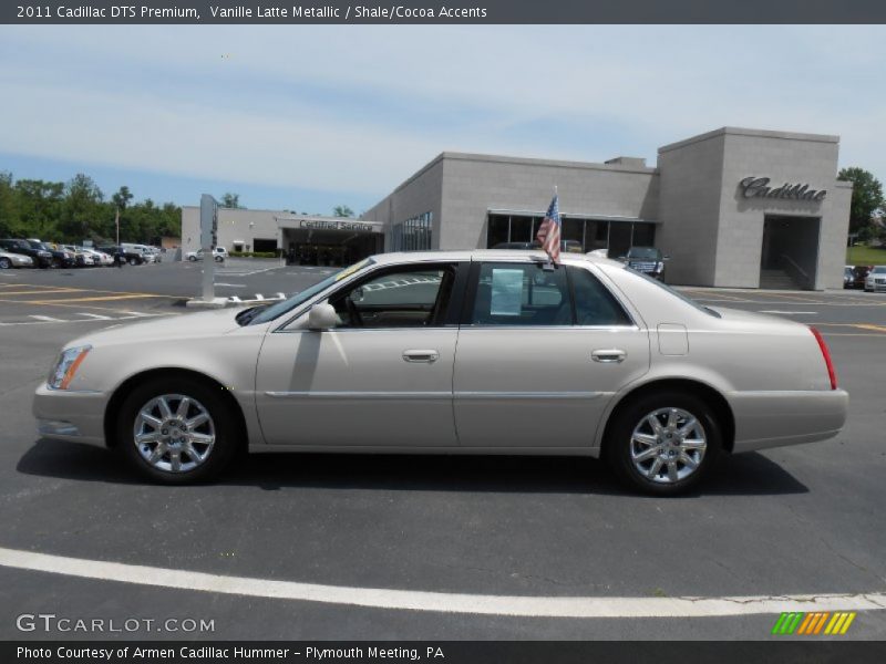 Vanille Latte Metallic / Shale/Cocoa Accents 2011 Cadillac DTS Premium
