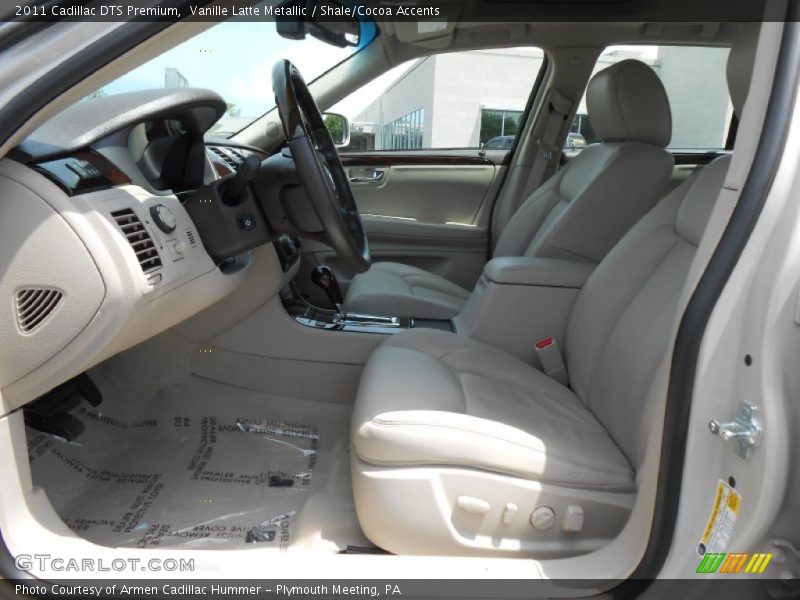 Vanille Latte Metallic / Shale/Cocoa Accents 2011 Cadillac DTS Premium