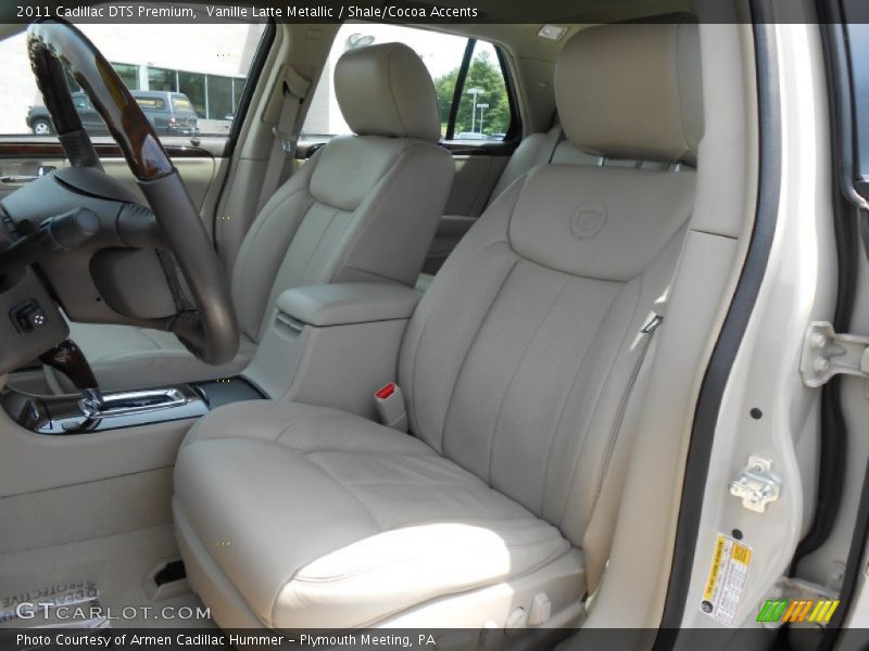 Vanille Latte Metallic / Shale/Cocoa Accents 2011 Cadillac DTS Premium