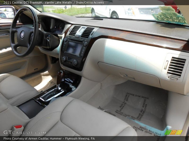 Vanille Latte Metallic / Shale/Cocoa Accents 2011 Cadillac DTS Premium