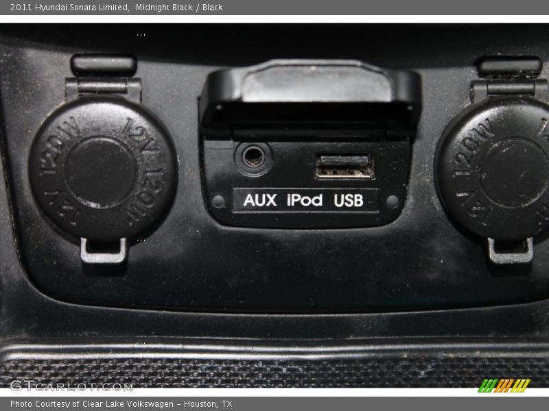 Midnight Black / Black 2011 Hyundai Sonata Limited