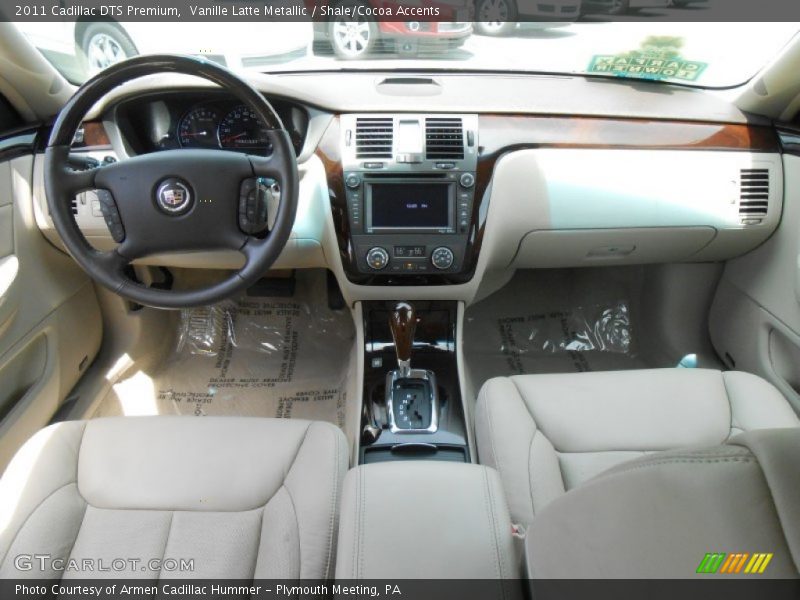 Vanille Latte Metallic / Shale/Cocoa Accents 2011 Cadillac DTS Premium