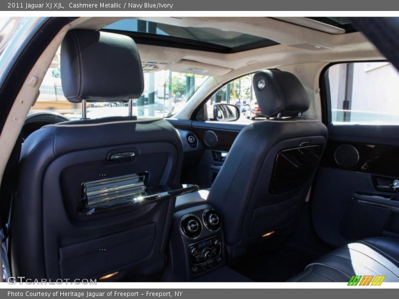 Cashmere Metallic / Navy Blue/Ivory 2011 Jaguar XJ XJL