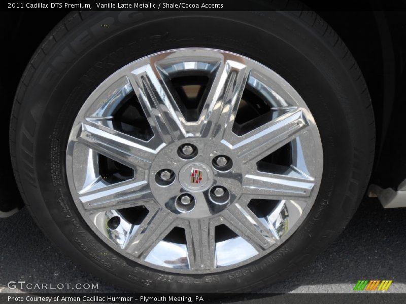Vanille Latte Metallic / Shale/Cocoa Accents 2011 Cadillac DTS Premium