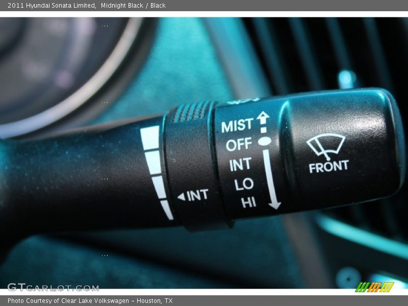 Midnight Black / Black 2011 Hyundai Sonata Limited