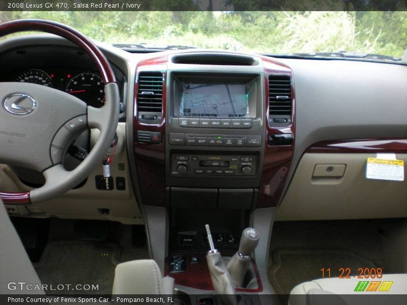 Salsa Red Pearl / Ivory 2008 Lexus GX 470