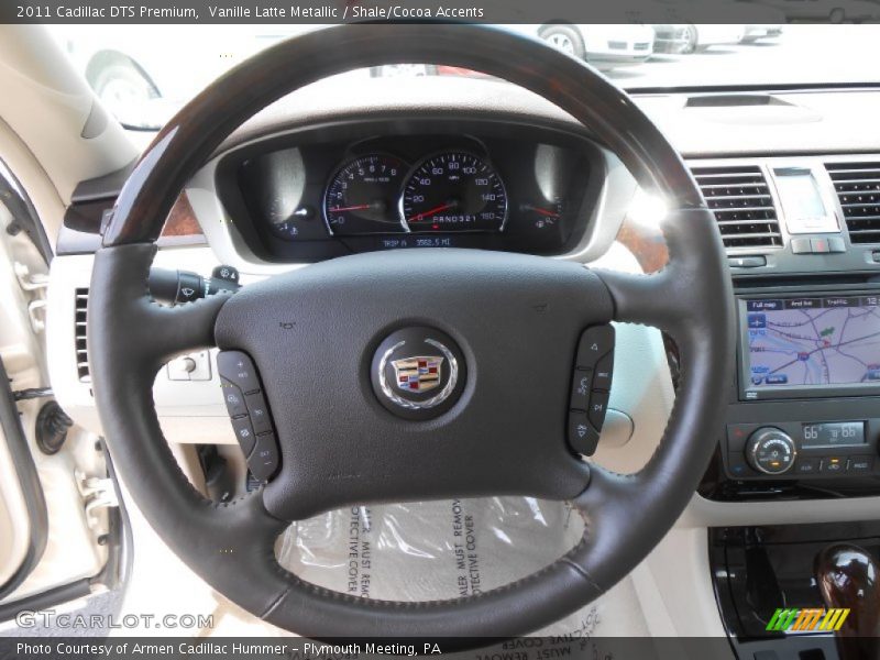 Vanille Latte Metallic / Shale/Cocoa Accents 2011 Cadillac DTS Premium