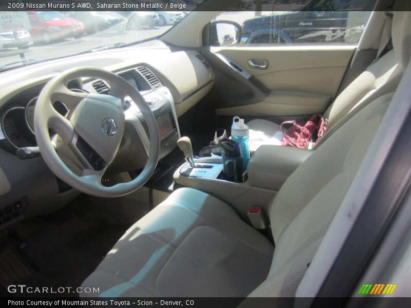 Saharan Stone Metallic / Beige 2009 Nissan Murano S AWD