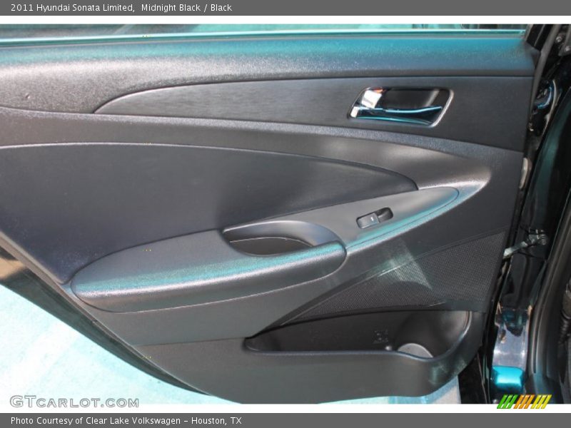 Midnight Black / Black 2011 Hyundai Sonata Limited