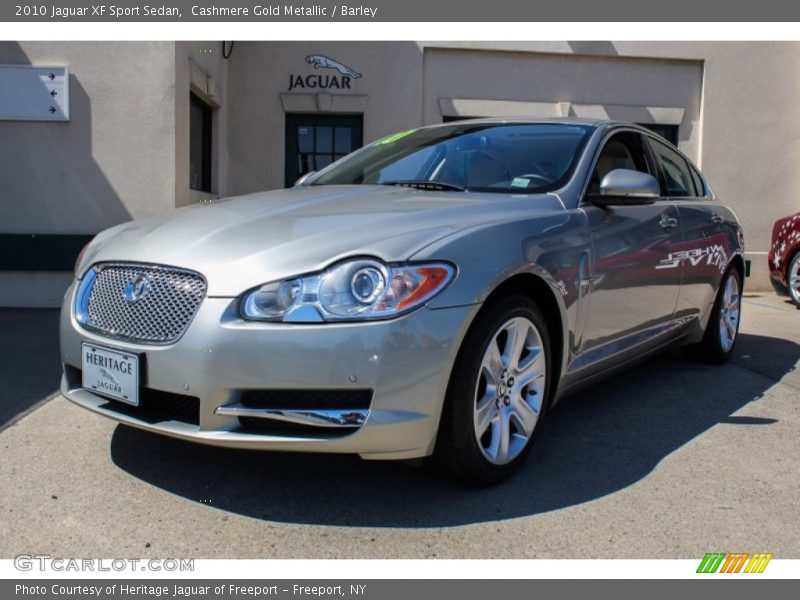 Cashmere Gold Metallic / Barley 2010 Jaguar XF Sport Sedan