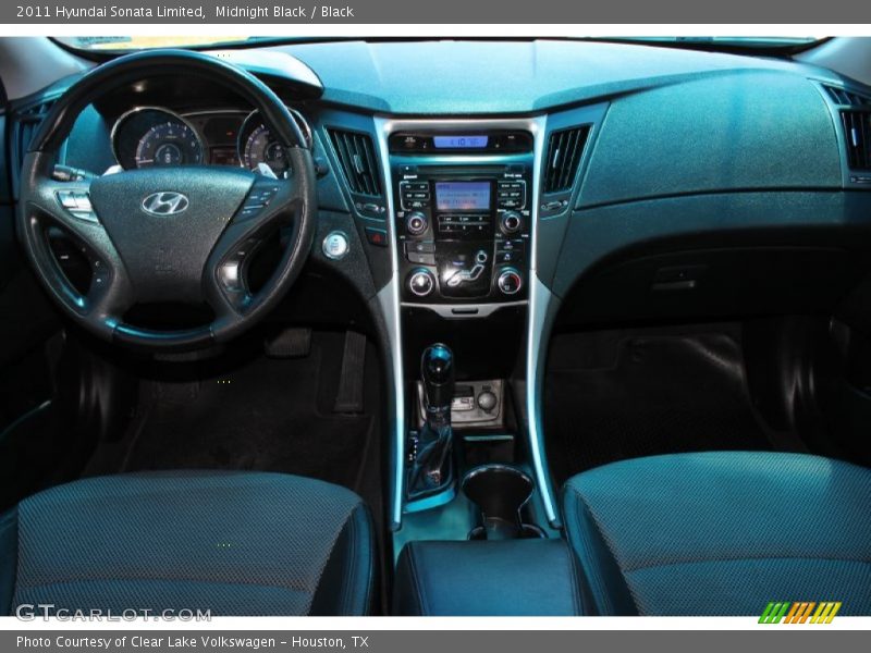 Midnight Black / Black 2011 Hyundai Sonata Limited