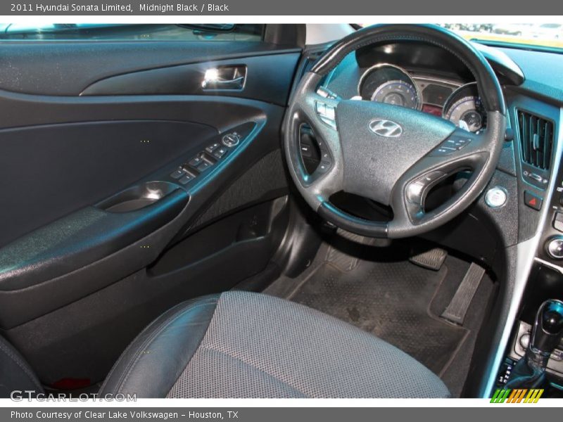 Midnight Black / Black 2011 Hyundai Sonata Limited