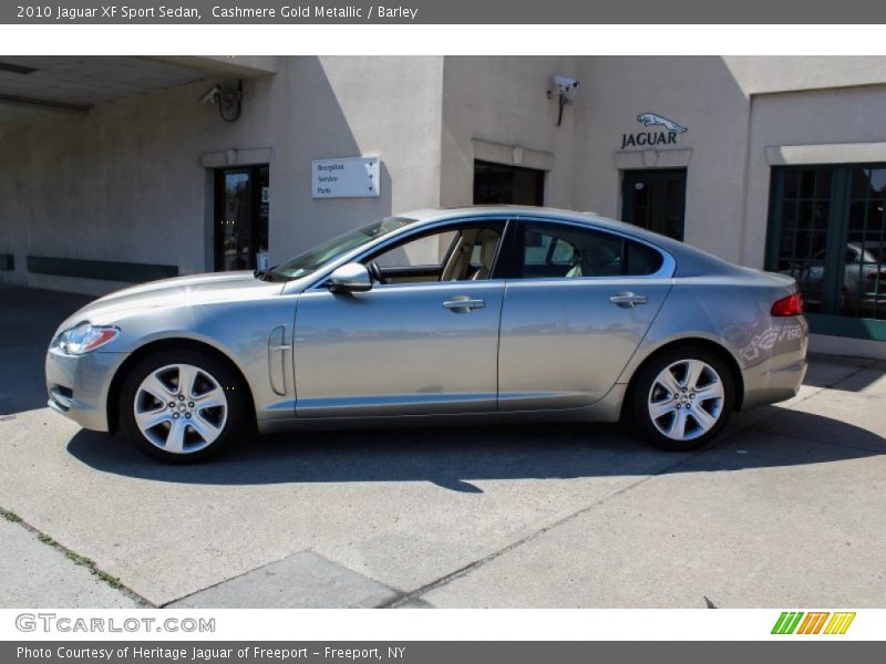 Cashmere Gold Metallic / Barley 2010 Jaguar XF Sport Sedan