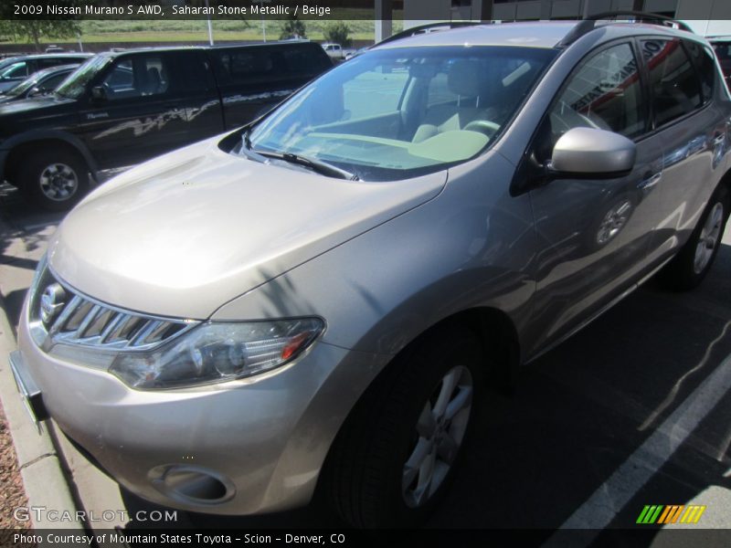 Saharan Stone Metallic / Beige 2009 Nissan Murano S AWD
