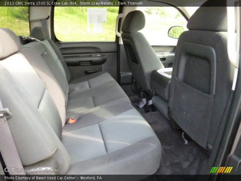 Storm Gray Metallic / Dark Titanium 2011 GMC Sierra 1500 SL Crew Cab 4x4