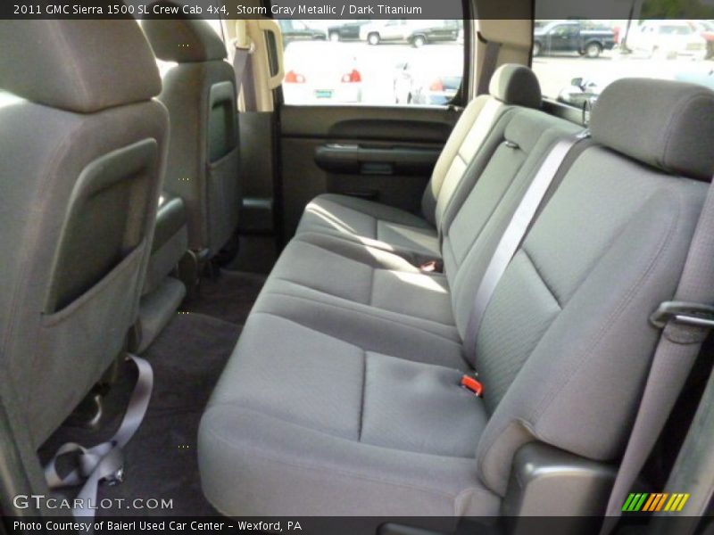 Storm Gray Metallic / Dark Titanium 2011 GMC Sierra 1500 SL Crew Cab 4x4