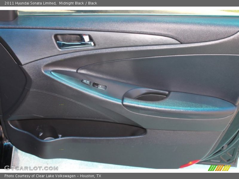 Midnight Black / Black 2011 Hyundai Sonata Limited