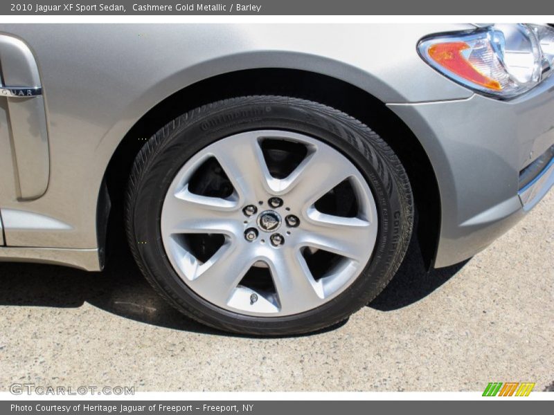 Cashmere Gold Metallic / Barley 2010 Jaguar XF Sport Sedan