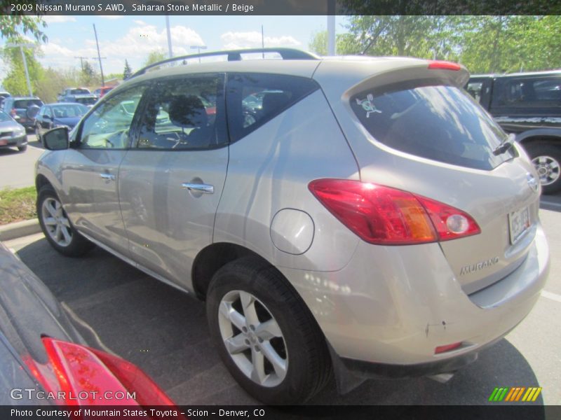 Saharan Stone Metallic / Beige 2009 Nissan Murano S AWD
