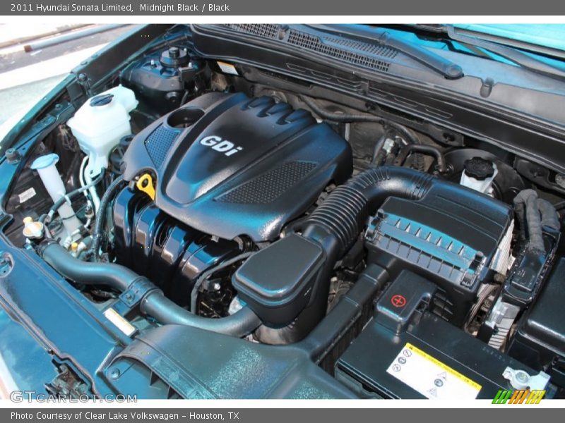 Midnight Black / Black 2011 Hyundai Sonata Limited