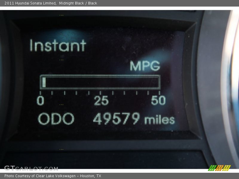 Midnight Black / Black 2011 Hyundai Sonata Limited