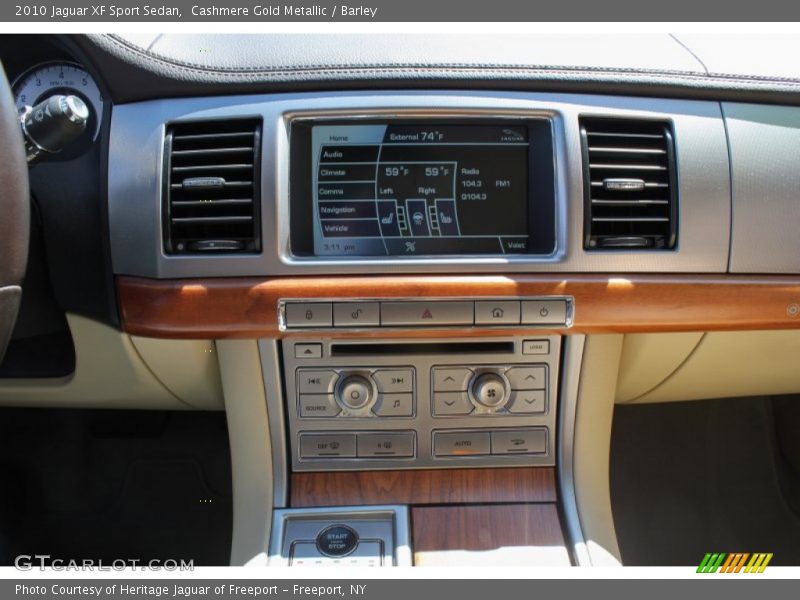 Cashmere Gold Metallic / Barley 2010 Jaguar XF Sport Sedan