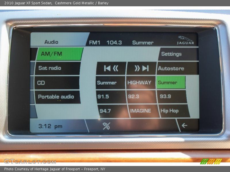 Cashmere Gold Metallic / Barley 2010 Jaguar XF Sport Sedan