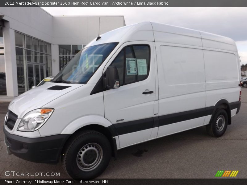 Arctic White / Lima Black Fabric 2012 Mercedes-Benz Sprinter 2500 High Roof Cargo Van