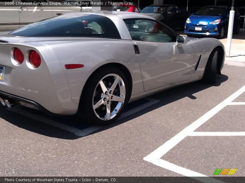 Machine Silver Metallic / Titanium Gray 2006 Chevrolet Corvette Coupe