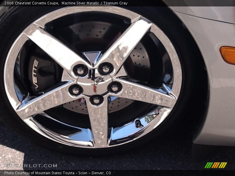 Machine Silver Metallic / Titanium Gray 2006 Chevrolet Corvette Coupe
