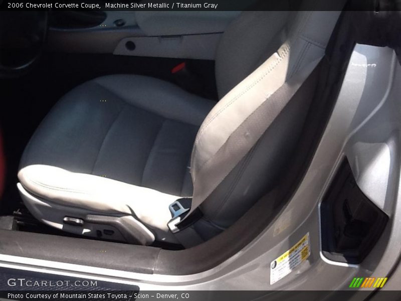 Machine Silver Metallic / Titanium Gray 2006 Chevrolet Corvette Coupe