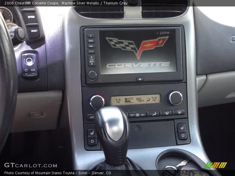 Machine Silver Metallic / Titanium Gray 2006 Chevrolet Corvette Coupe