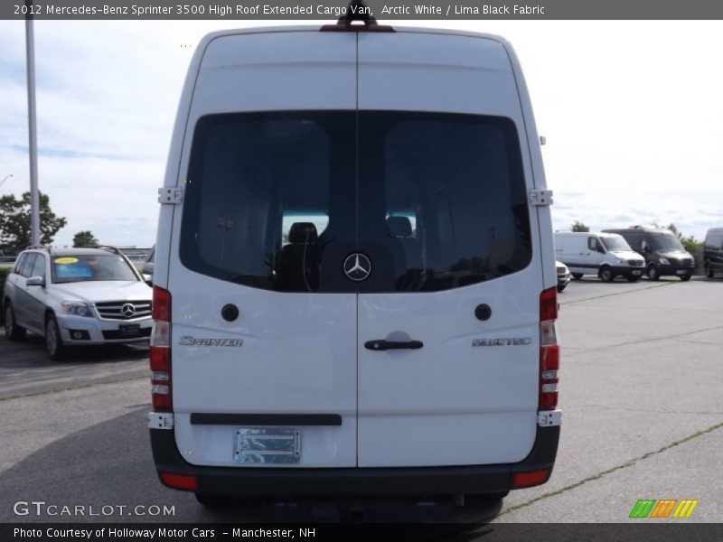Arctic White / Lima Black Fabric 2012 Mercedes-Benz Sprinter 3500 High Roof Extended Cargo Van