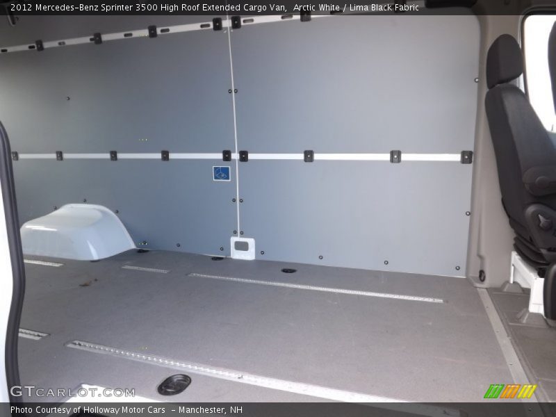 Arctic White / Lima Black Fabric 2012 Mercedes-Benz Sprinter 3500 High Roof Extended Cargo Van