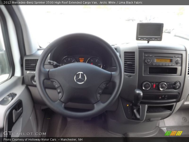 Arctic White / Lima Black Fabric 2012 Mercedes-Benz Sprinter 3500 High Roof Extended Cargo Van