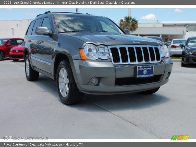 Mineral Gray Metallic / Dark Slate Gray/Light Graystone 2008 Jeep Grand Cherokee Limited