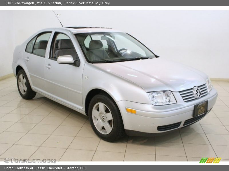 Reflex Silver Metallic / Grey 2002 Volkswagen Jetta GLS Sedan