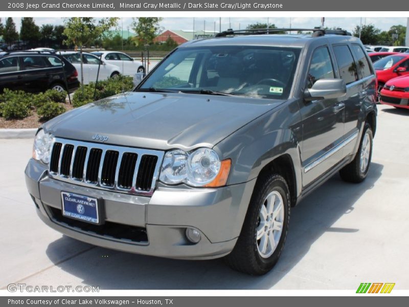 Mineral Gray Metallic / Dark Slate Gray/Light Graystone 2008 Jeep Grand Cherokee Limited